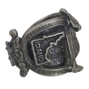 Idaho Pewter Vintage Souvenir Spoon Ring US Collectible